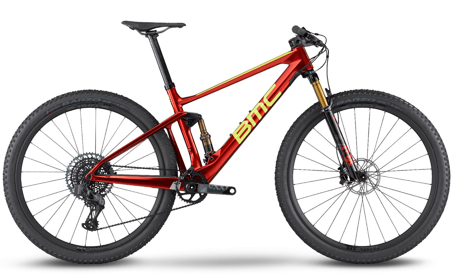 BMC Bikes | Fourstroke 01 ONE RED / GREEN