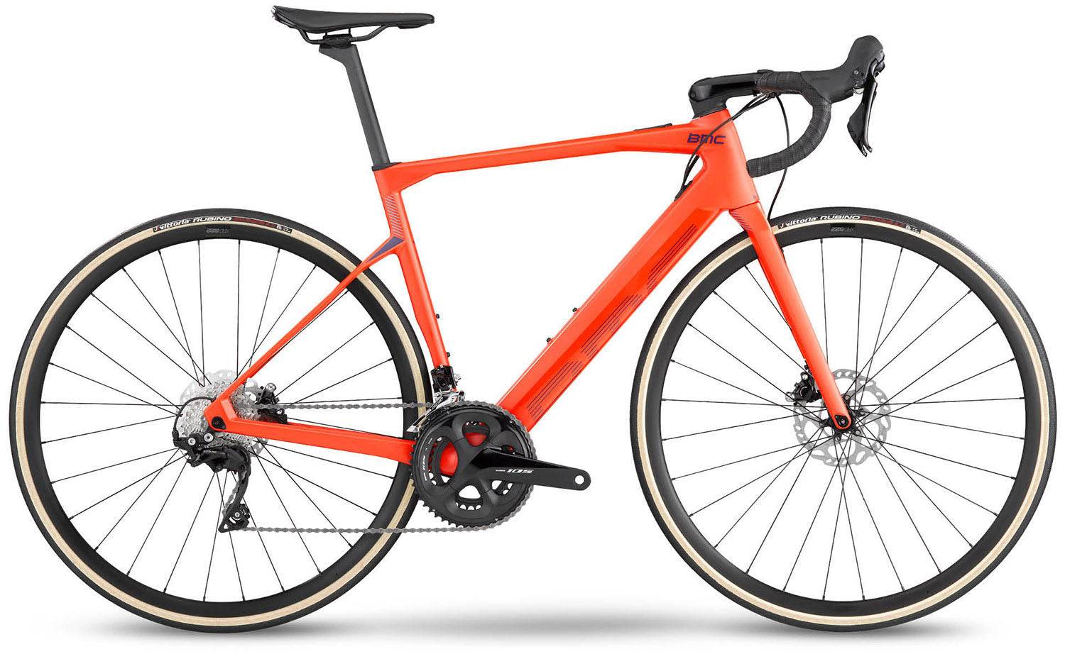 BMC Bikes | Roadmachine AMP THREE RED / BLUE PETROL