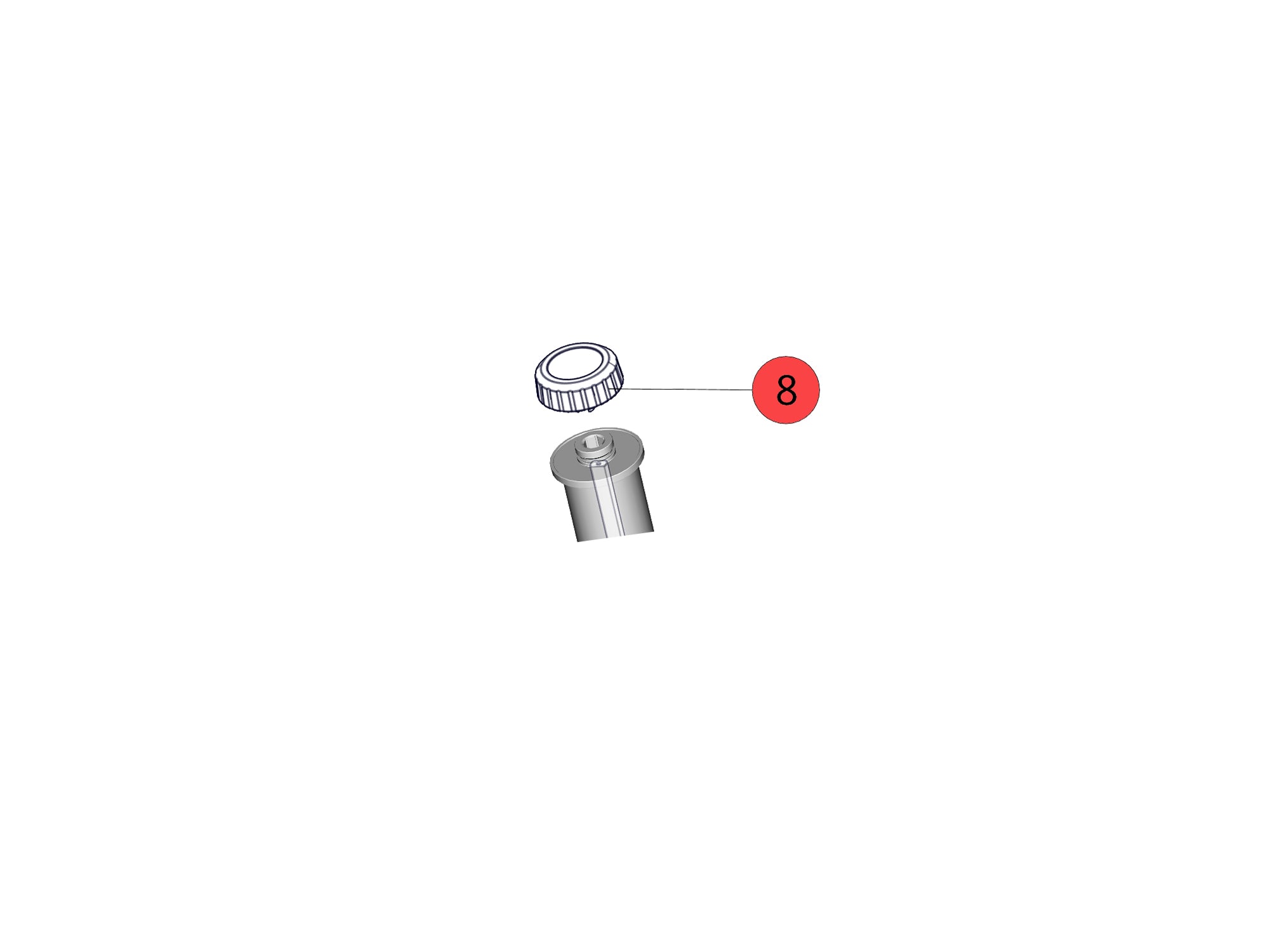 BMC Spare Parts | MTT Fork Lockout Knob BLACK